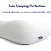 image:imageC CUSHION LAB Deep Sleep Pillow Patented Ergonomic Contour Design for Side amp Back Sleepers Orthopedic Cervical Shape Gently Cradles Head amp Provides Neck Support amp Shoulder Pain Relief  Calm Grey