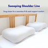 image:imageC CUSHION LAB Deep Sleep Pillow Patented Ergonomic Contour Design for Side amp Back Sleepers Orthopedic Cervical Shape Gently Cradles Head amp Provides Neck Support amp Shoulder Pain Relief  Calm Grey