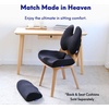 image:imageC CUSHION LAB Ergonomic Foot Rest for Under Desk  Patented Massage Ridge Design Memory Foam Foot Stool Pillow for Work Home Gaming Computer Office Chair  Footrest for Back amp Hip Pain ReliefBlack