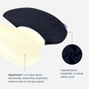 image:imageC CUSHION LAB Extra Dense Lumbar Pillow  Patented Ergonomic MultiRegion Firm Back Support for Lower Back Pain Relief  Lumbar Support Cushion with Strap for Office Chair Car Sofa  Wellness GreenBlack