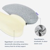 image:imageC CUSHION LAB Extra Dense Lumbar Pillow  Patented Ergonomic MultiRegion Firm Back Support for Lower Back Pain Relief  Lumbar Support Cushion with Strap for Office Chair Car Sofa  Wellness GreenGrey