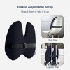image:imageC CUSHION LAB Extra Dense Lumbar Pillow  Patented Ergonomic MultiRegion Firm Back Support for Lower Back Pain Relief  Lumbar Support Cushion with Strap for Office Chair Car Sofa  Wellness GreenBlack