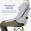 image:imageC CUSHION LAB Extra Dense Lumbar Pillow  Patented Ergonomic MultiRegion Firm Back Support for Lower Back Pain Relief  Lumbar Support Cushion with Strap for Office Chair Car Sofa  Wellness GreenBlack
