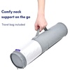image:imageC CUSHION LAB Roll Pillow for Neck Relief  Extra Dense Memory Foam Round Cylinder Bolster for Cervical Support Spondylosis Neck Pain Relief amp Spine Lumbar Traction  Washable Cover amp Travel Bag