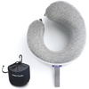image:imageC CUSHION LAB Travel Pillow AwardWinning Patented Ergonomic Design for Chin amp Neck Support Memory Foam Neck Pillow Compact Airplane Pillow for Traveling Flight Car Cobalt Blue MediumGray