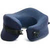 image:imageC CUSHION LAB Travel Pillow AwardWinning Patented Ergonomic Design for Chin amp Neck Support Memory Foam Neck Pillow Compact Airplane Pillow for Traveling Flight Car Cobalt Blue MediumAtlantic Blue