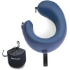 image:imageC CUSHION LAB Travel Pillow AwardWinning Patented Ergonomic Design for Chin amp Neck Support Memory Foam Neck Pillow Compact Airplane Pillow for Traveling Flight Car Cobalt Blue MediumAtlantic Blue