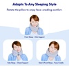 image:imageC CUSHION LAB Travel Pillow AwardWinning Patented Ergonomic Design for Chin amp Neck Support Memory Foam Neck Pillow Compact Airplane Pillow for Traveling Flight Car Cobalt Blue MediumDynamic Orange