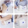 image:imageCushion Lab Extra Dense Orthopedic Knee Pillow for Back Pain Relief Leg Pain Hip Pregnancy Sciatica amp Joint Pain  Memory Foam Wedge Pillow ContourLarge