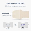 image:imageCushion Lab Extra Dense Orthopedic Knee Pillow for Back Pain Relief Leg Pain Hip Pregnancy Sciatica amp Joint Pain  Memory Foam Wedge Pillow ContourMedium