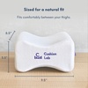 image:imageCushion Lab Extra Dense Orthopedic Knee Pillow for Back Pain Relief Leg Pain Hip Pregnancy Sciatica amp Joint Pain  Memory Foam Wedge Pillow ContourMedium