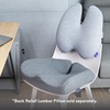 image:imageCushion Lab Patented Pressure Relief Seat Cushion for Long Sitting Hours on Office amp Home Chair  ExtraDense Memory Foam for Soft Support Car Pad for Hip Tailbone Coccyx Sciatica  BlackBlack