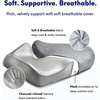 image:imageCushion Lab Patented Pressure Relief Seat Cushion for Long Sitting Hours on Office amp Home Chair  ExtraDense Memory Foam for Soft Support Car Pad for Hip Tailbone Coccyx Sciatica  BlackBlack
