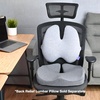 image:imageCushion Lab Patented Pressure Relief Seat Cushion for Long Sitting Hours on Office amp Home Chair  ExtraDense Memory Foam for Soft Support Car Pad for Hip Tailbone Coccyx Sciatica  BlackWellness Green