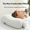 image:imageCushion Lab Travel Deep Sleep Pillow  Compact Memory Foam Neck Pillow for Sleeping Portable Pillow for Hotels Camping Side amp Back Sleepers OntheGo  BlackBlack
