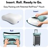 image:imageCushion Lab Travel Deep Sleep Pillow  Compact Memory Foam Neck Pillow for Sleeping Portable Pillow for Hotels Camping Side amp Back Sleepers OntheGo  BlackWellness Green