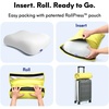image:imageCushion Lab Travel Deep Sleep Pillow  Compact Memory Foam Neck Pillow for Sleeping Portable Pillow for Hotels Camping Side amp Back Sleepers OntheGo  BlackSpark