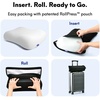 image:imageCushion Lab Travel Deep Sleep Pillow  Compact Memory Foam Neck Pillow for Sleeping Portable Pillow for Hotels Camping Side amp Back Sleepers OntheGo  BlackBlack