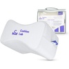 image:imageCushion Lab Extra Dense Orthopedic Knee Pillow for Back Pain Relief Leg Pain Hip Pregnancy Sciatica amp Joint Pain  Memory Foam Wedge Pillow ContourMedium