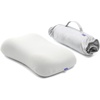 image:imageCushion Lab Travel Deep Sleep Pillow  Compact Memory Foam Neck Pillow for Sleeping Portable Pillow for Hotels Camping Side amp Back Sleepers OntheGo  BlackLight Grey