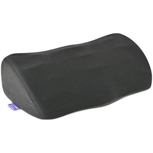 image:imageC CUSHION LAB Ergonomic Foot Rest for Under Desk  Patented Massage Ridge Design Memory Foam Foot Stool Pillow for Work Home Gaming Computer Office Chair  Footrest for Back amp Hip Pain ReliefBlack