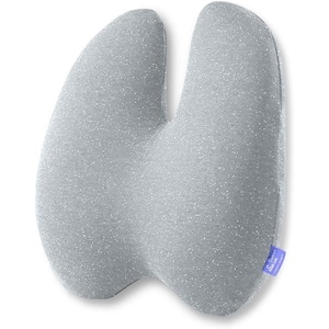 image:imageC CUSHION LAB Extra Dense Lumbar Pillow  Patented Ergonomic MultiRegion Firm Back Support for Lower Back Pain Relief  Lumbar Support Cushion with Strap for Office Chair Car Sofa  Wellness GreenGrey