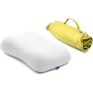 image:imageCushion Lab Travel Deep Sleep Pillow  Compact Memory Foam Neck Pillow for Sleeping Portable Pillow for Hotels Camping Side amp Back Sleepers OntheGo  BlackSpark