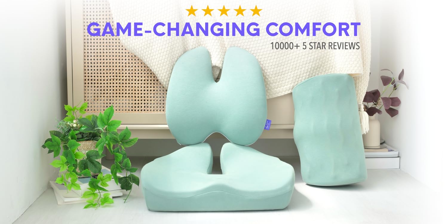 CUSHION LAB | Ergonomic Seat & Sleep Pillows，Comfort Engineered for Life